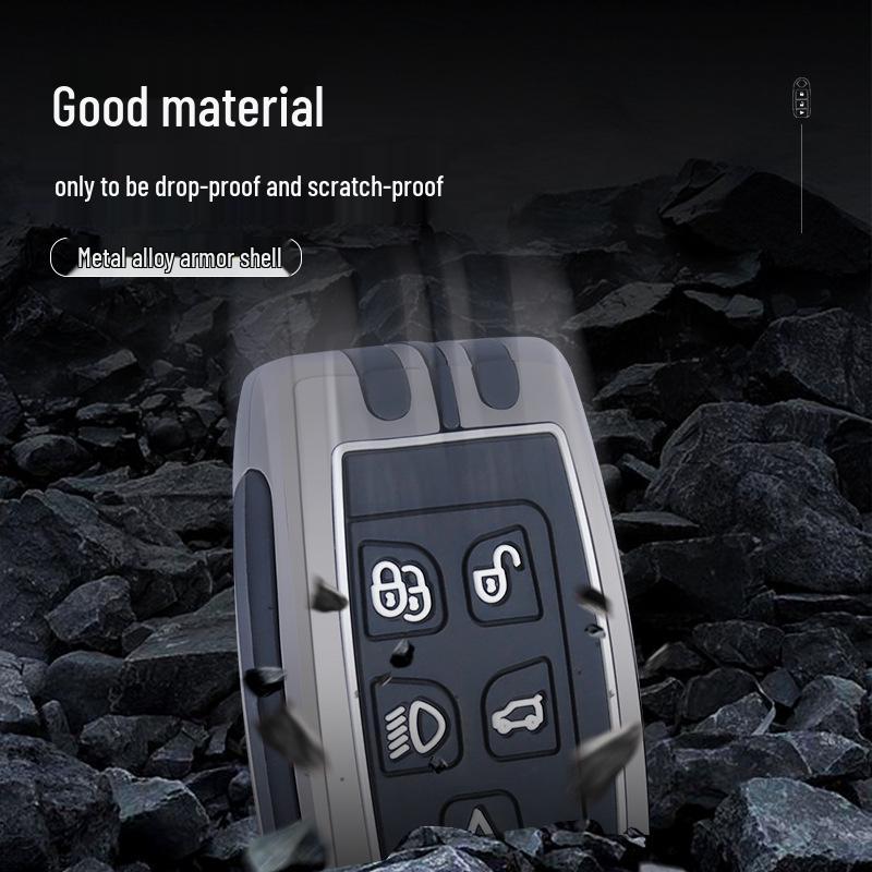 Jaguar Key Case for 2022 Model: XEL, XFL, FPace, XF, XJL - High-End Metal Full Wrap Shell
