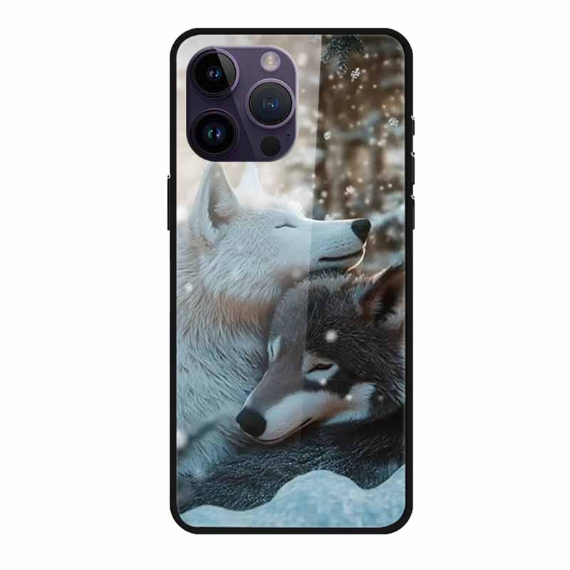 Tempered Glass Case For iphone 15 Pro Max Case Hard Glass Back Cover Soft TPU Bumper For iphone 16 Pro Max Phone Case 16Pro Max
