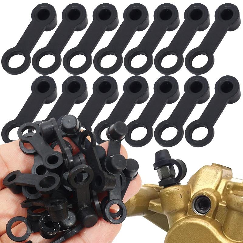 1/5/10/20/50Pcs Motorcycle Dust Cap Brake Bleed Nipple Cover Screw Cap Brake Caliper Cover Rubber Motorcycle Accessories