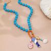 Ornaments Bohemian Resin Beaded Necklace Sea Series Beach Beaded Necklace  Holiday