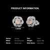 Flower shape design Women's Earrings  Natural round 5.0mm ethiopia opal"lucky stone" 925 sterling silver Fine Jewelry party gifts