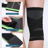 1PC Athletic Kneepad Men Pressurized Elastic Knee Pads Support Fitness Gear Basketball Volleyball Brace Protector