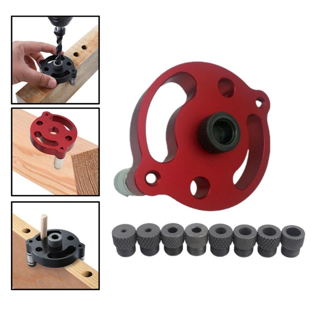 Woodworking Pocket Hole Jig Stainless Steel Accessories Easy to Mount Parts Vertical Doweling Jig for Woodworking Drilling Guide