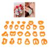 193pcs   Clay Earring Cutters   25 Shapes Clay Cutters for Key Rings Necklaces