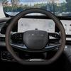 High Leather Braid On Car Auto Steering Wheel Cover Wrap for Exeed Yaoguang LX RX TXL VX TX D Type Steering Wheel Holder