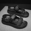 Fashion Classic Men Sandals Summer Beach Vacation Leather Sandals Men Outdoor Casual Lightweight Sandals Fashion Men Sneakers Size 38-45