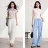 Baleno Women's Draped Wide-Leg Casual Pants