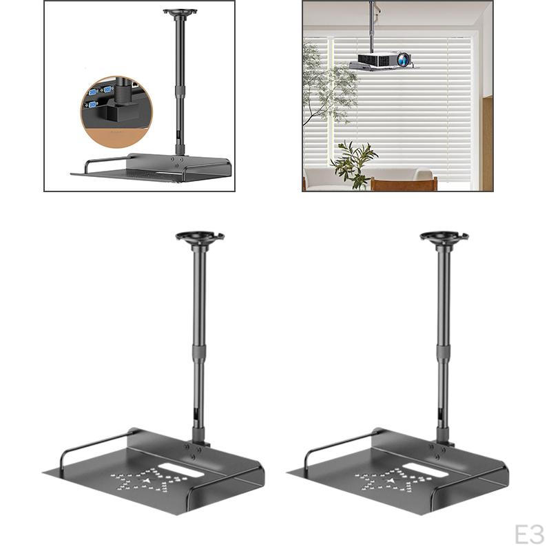 Takfäste med hylla för projektor, kamera, justerbar höjd, hotell, robust struktur, vardagsrum