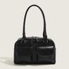 New Shoulder Bags Women Handbags Black Advanced Axillary Bag Retro Fashion Korean Style Trend Leisure Versatile Small Square Bag
