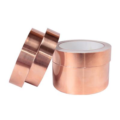 5m Conductive Copper Foil Tape Conductive Shielding Tape Self Adhesive Slug Repellent Tape 25mm for Electrical Repairs