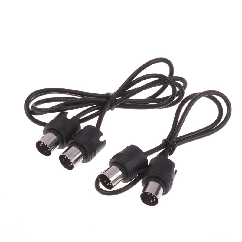 1Pc 360° 5 Pin MIDI Male To Male Cable For Electric Piano Keyboard Effector Sound Card Extension Transmission Cord