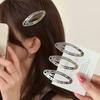 Y2K Hair Clip Hollowed Out Pattern Metal Side Hairpin Vintage Bangs Clip  For Women Girls