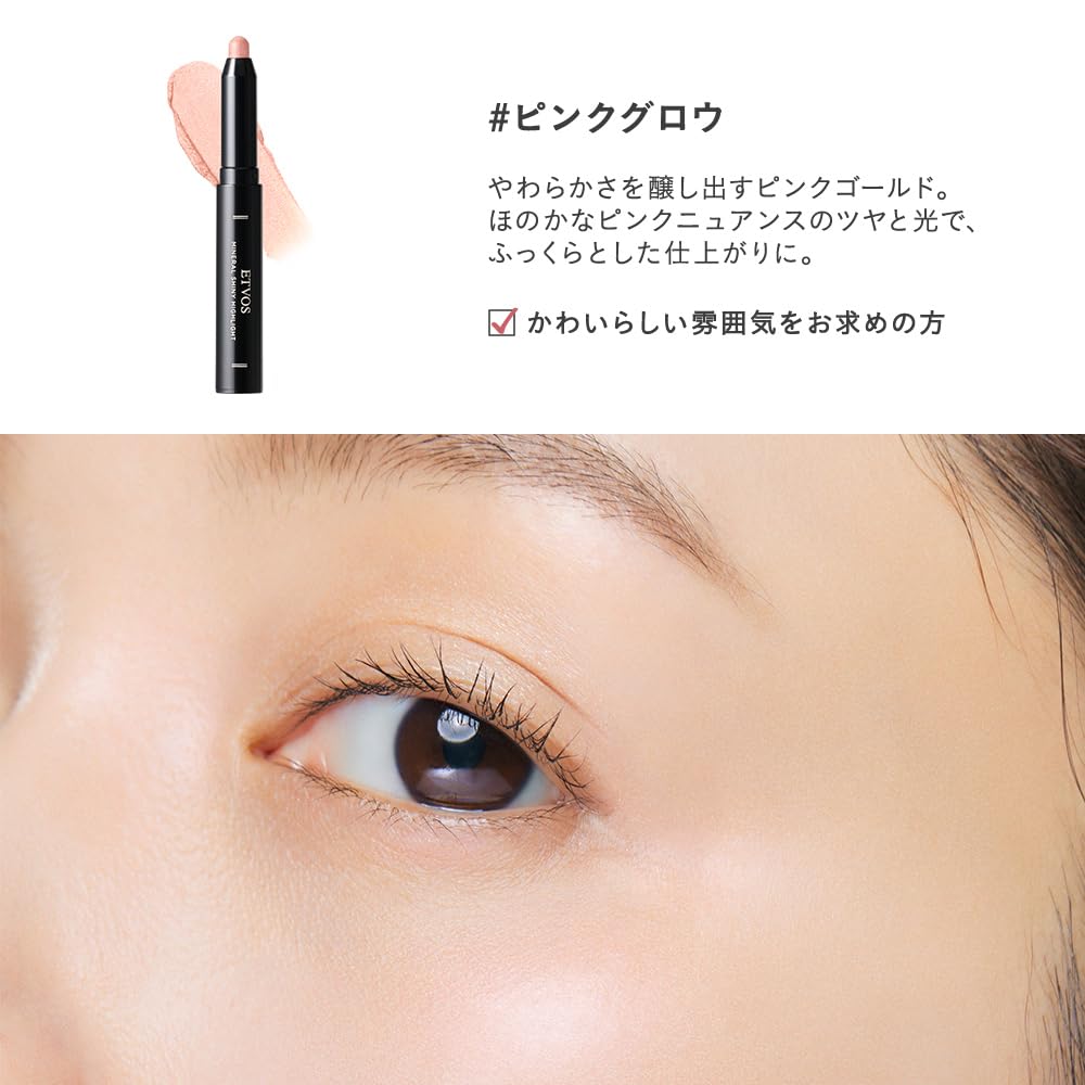 Etvos Mineral Shiny Highlighter 1.5g #Pink Glow [Limited Quantity]