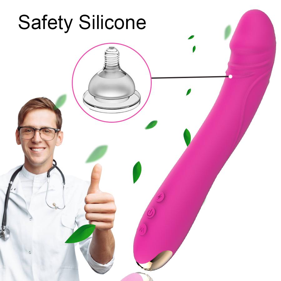Dildo Vibrátor pro ženy Kouzelná hůlka Vagina Clitoris Masážní přístroj masturbátor Sexuální produkty pro dospělé Hračka
