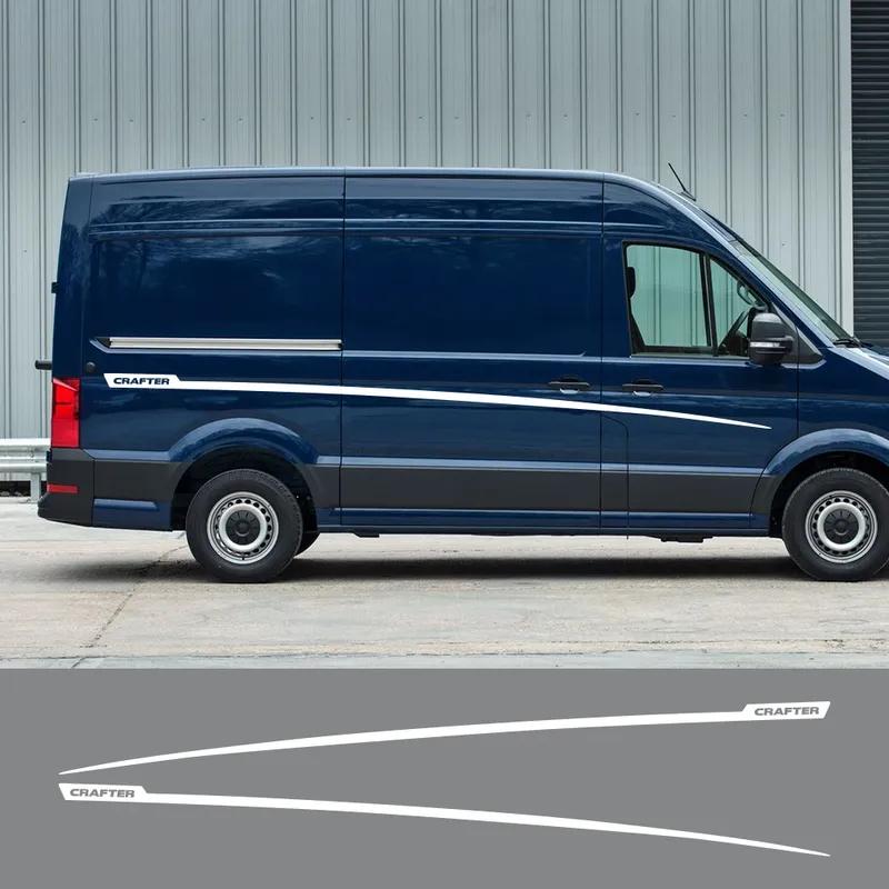 Van Body Side Stickers For Volkswagen VW Crafter RV Motorhome Camper Car Graphics Style Decals Auto Vinyl Cover Accessories