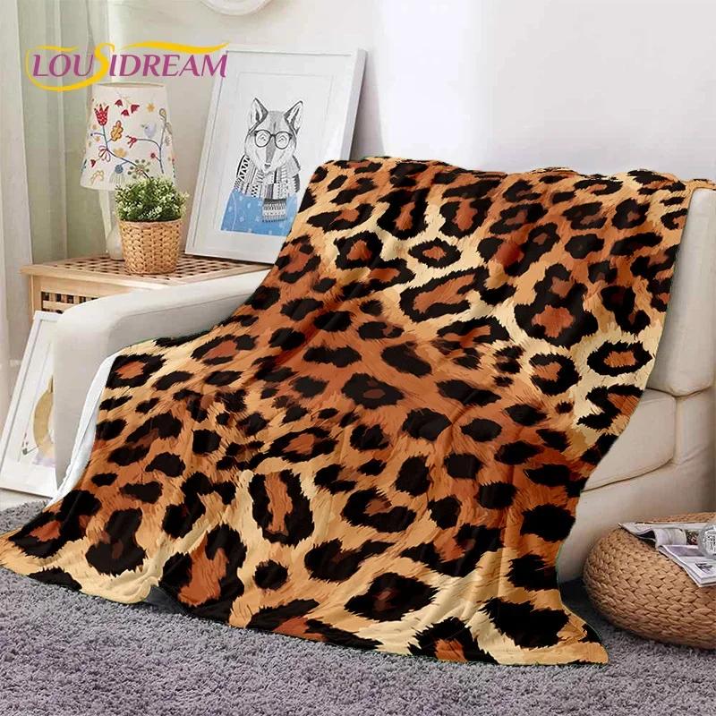 3D Colorful Zebra Stripe Leopard Tiger Soft Flannel Blanket for Bed Bedroom Sofa Picnic,Throw Blanket for Cover Outdoor Nap Gift