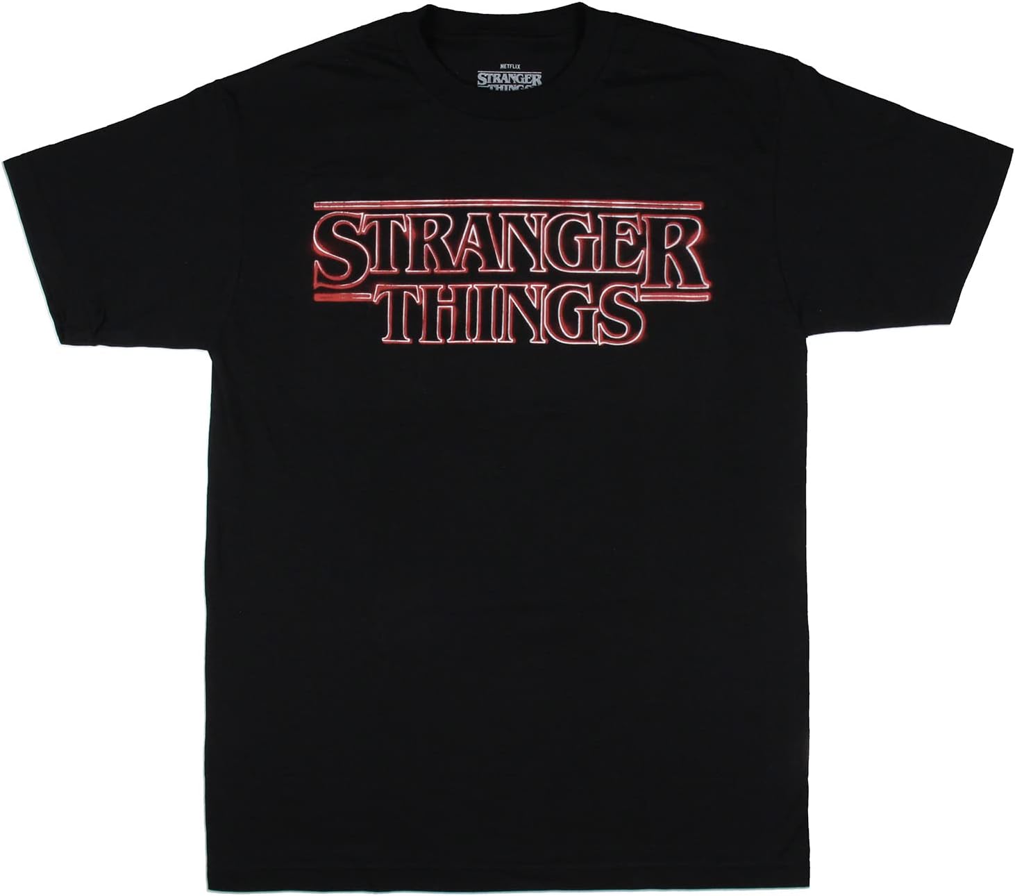 Stranger Things Men s Spray Paint Series Title Logo Big & Tall T-Shirt S