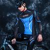 Mens Cycling Jersey Shorts Set Long Sleeve Bike Apparel Mountain Road Biking