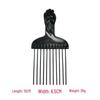 Black Hair Curling Sponge & Styling Comb Set