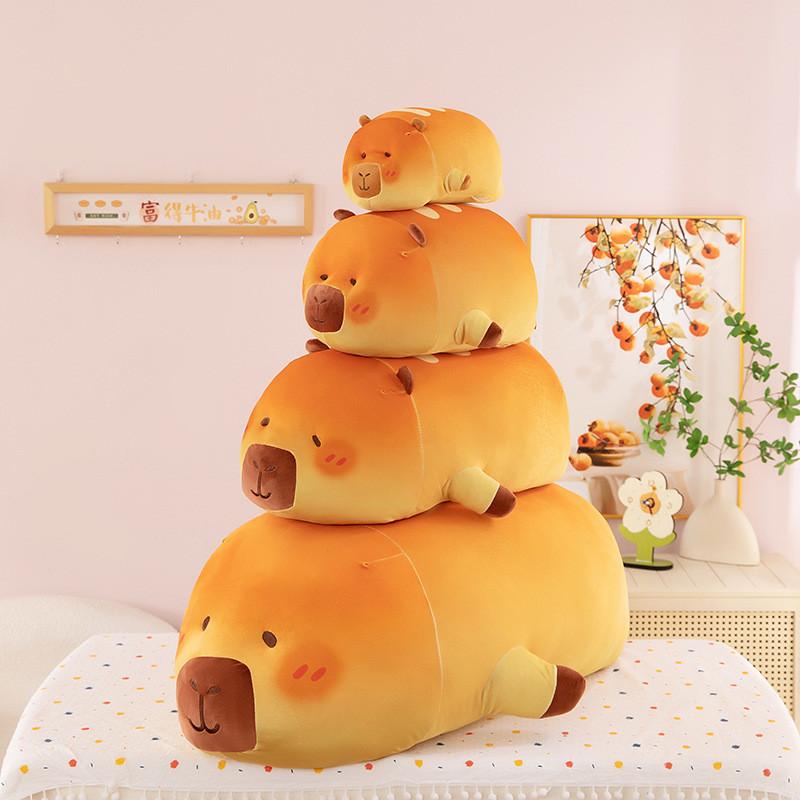 Cuter Baking Master Capybara Bread Plush Toy Pp Cotton Filling For Kids Decor