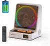 CD Player Portable, HiFi Stereo Portable CD Player with Bluetooth, Desktop Player Bluetooth for Home with Remote Control, RGB Light