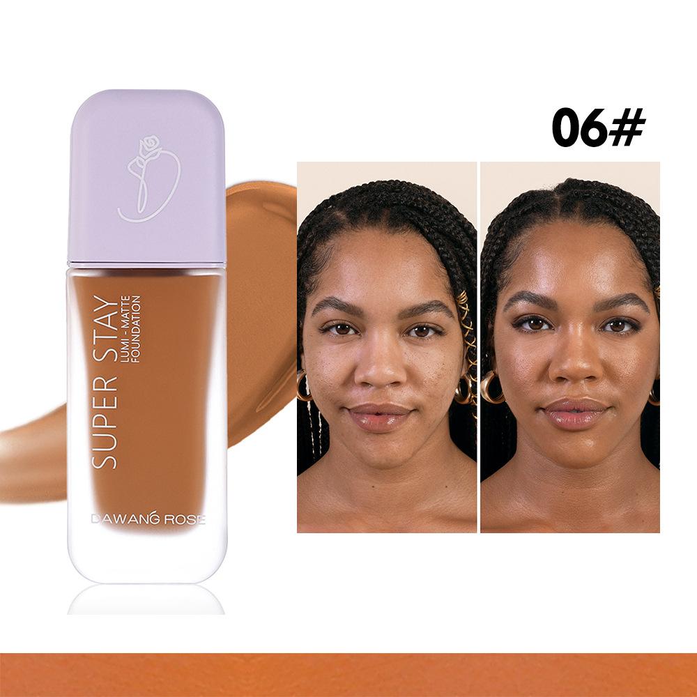 

Small Square Bottle Foundation Liquid Concealer Moisturizing Makeup Does Not Take Off Makeup 06