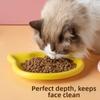 Rutschfeste Katzenfutter Schale Kunststoff Haustier Futter Schale Niedliche Katzen Snack Schale Haustier Fütterung