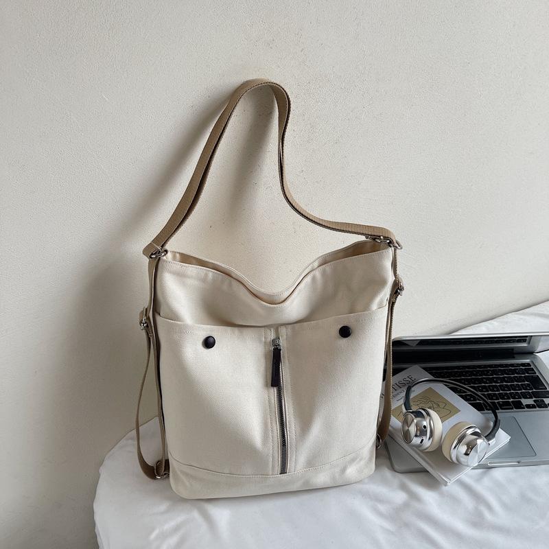 2025 Fashion New Personalized Tote Bag Autumn and Winter Casual Retro Shoulder Bag Niche Women's Large-capacity Bag