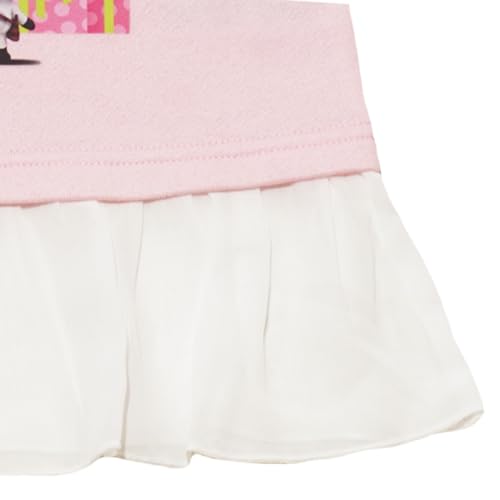 Nakata Classic on8981az Gabby's Dollhouse Ruffled Hem Long Sleeve Sweatshirt, Girls, Pink