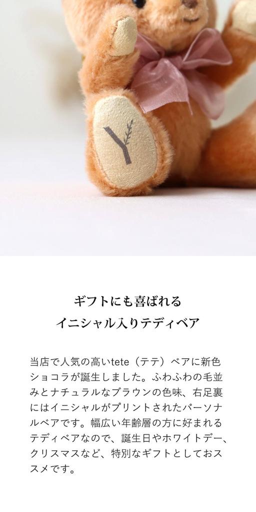 Selectable Initial Mascot Tete Chocolat M [Petitrou]