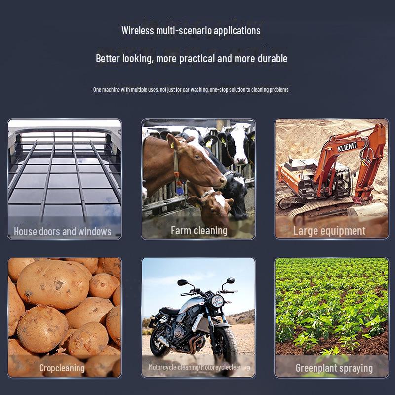 High-Voltage Portable Wireless Car Spray Gun