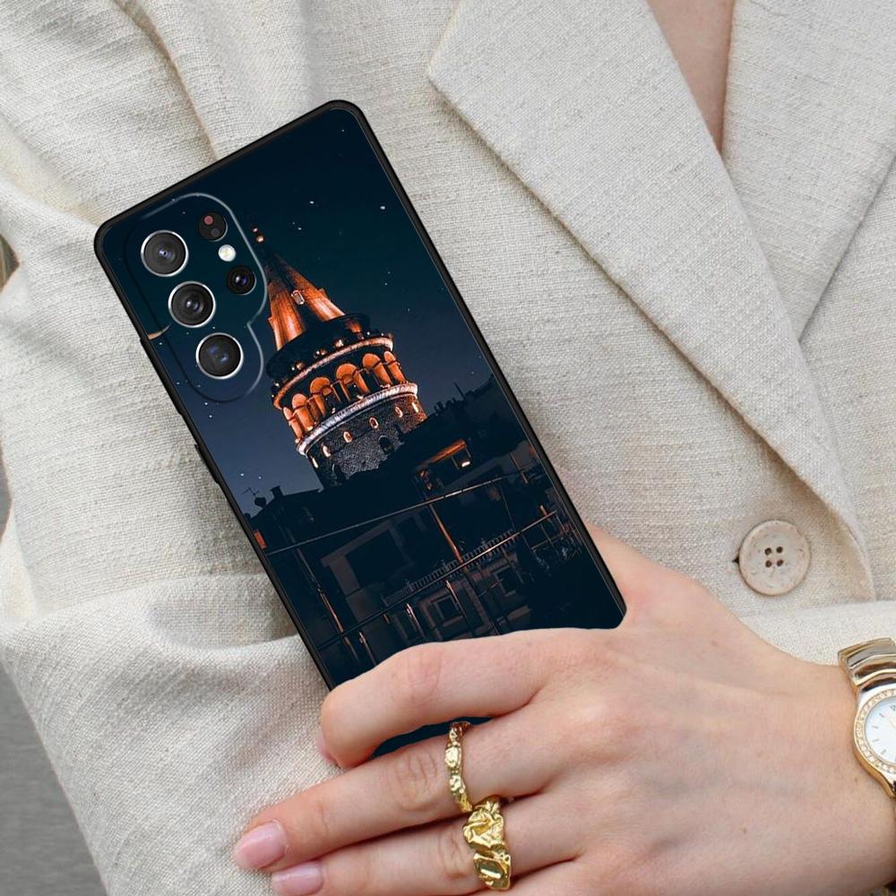 Turkey Galata Kulesi Cell Phone Case for Samsung Galaxy S26 Ultra S25 S24 S23 S22 S21 S20 Note10 Cover