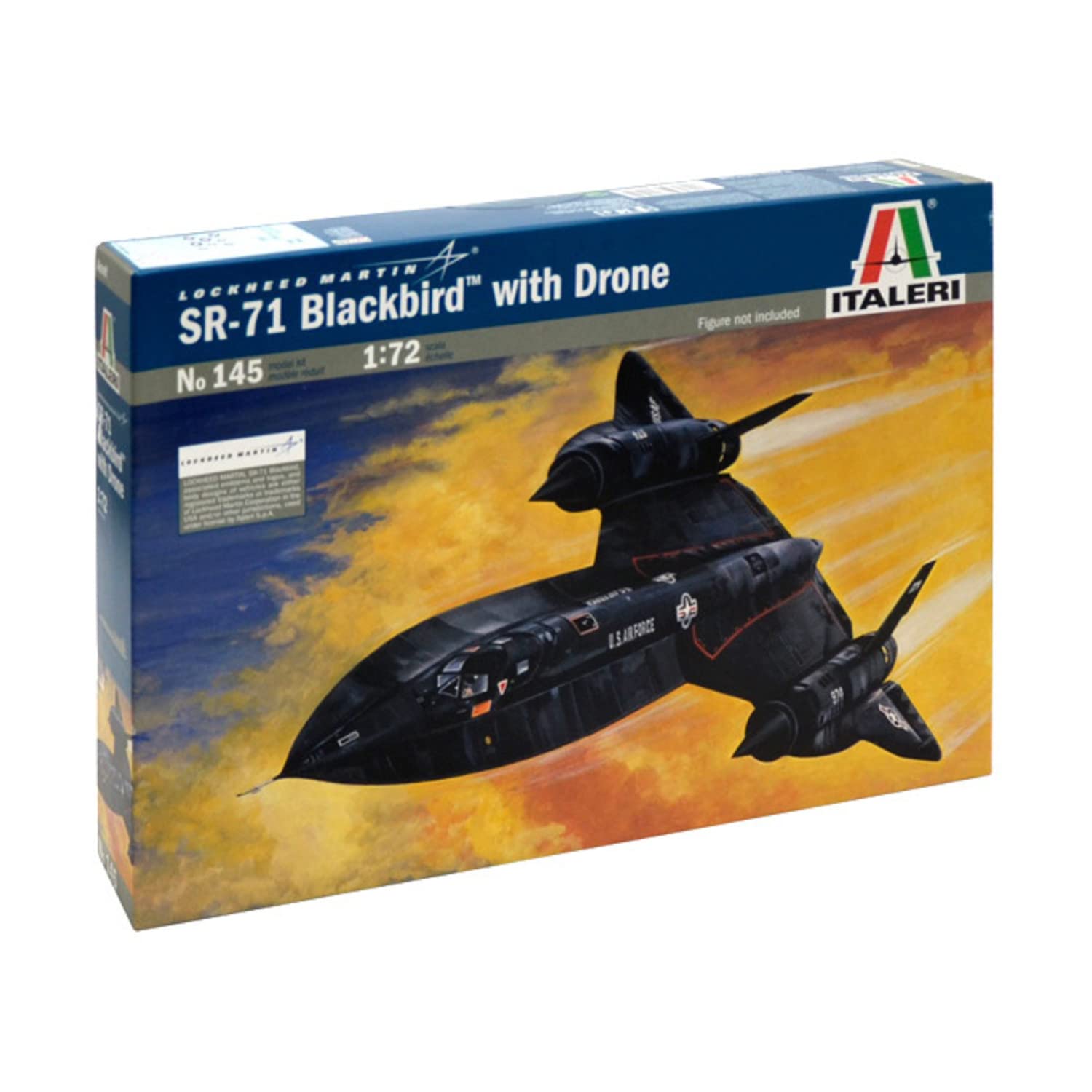 

Tamiya Italeri 145 1/72 SR-71 Blackbird Пластиковая модель