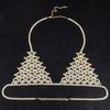 Exaggerated Rhinestone Bikini & Bra Chain - Sexy European & American Nightclub Fashion