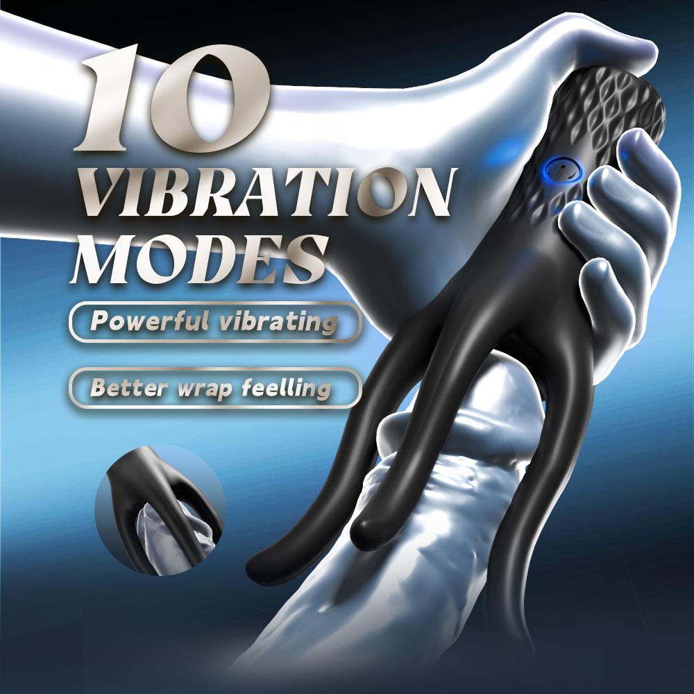 Vibrator Glans Trainer Penis G-spot Massager Soft Handheld Rezistență Prelungire Jucărie Adultă pentru Bărbați