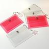 Transparent Waterproof Pvc Women Card Wallet Case Business Card Holder Men Credit Card Bag Id Card Mini Wallet Girls Coin Purse
