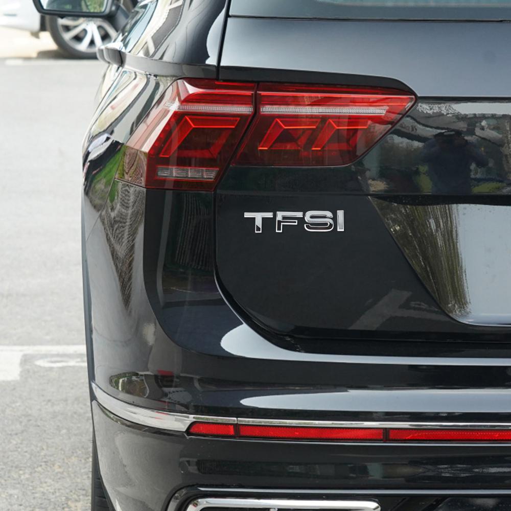 Car Styling 3D Metal Badge V10 2.0T V8T TFSI 1.8T Logo Sticker Emblem Center Cover For 114a B8 A3 8P A6 C7 8V B9 B7 B6 C6 C5 C8a114