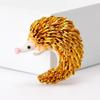 Cute Hedgehog Brooches For Unisex Animal Pins Casual Party Accessories Gifts