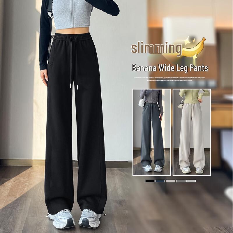 Handu Yishe Women s High-Waisted Tapered Casual Pants M