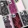 Lace Style Cool Girl Phone Case For IPhone 16 15 14 13 12 11 Pro Max X XR XSMAX 8 7 Plus Matte Shockproof Back Cover