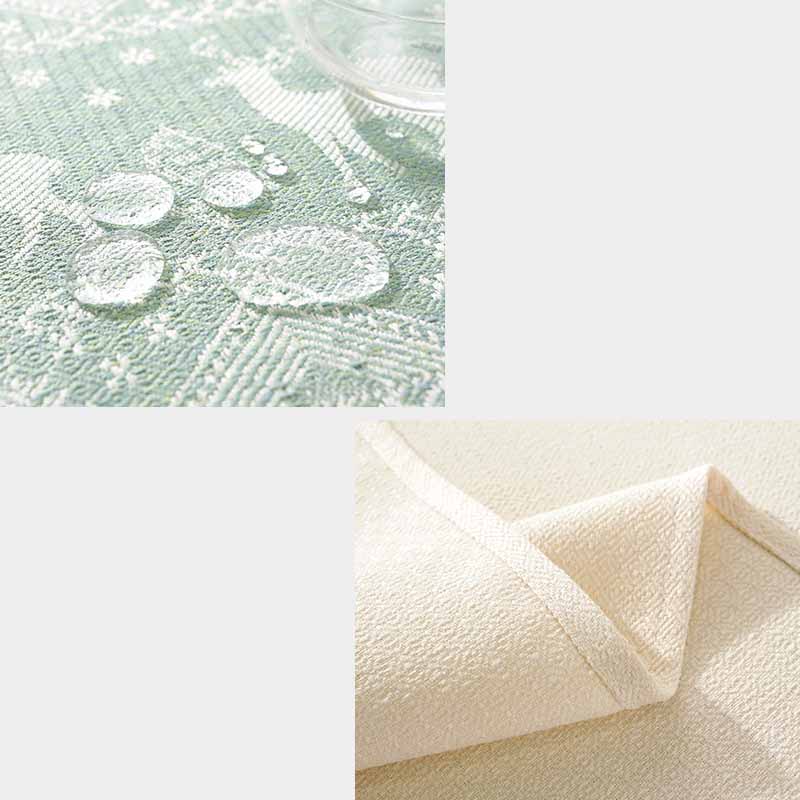 Thickened Imitation Cotton Linen Dining Household Square Wear-resistant Waterproof Oil Proof Tablecloth