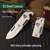 Portable Stainless Steel Folding Keychain Knife for Box Opening and Fruit Cutting