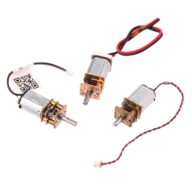 Dc 3V-12V N20 Mini Micro Metal Gear Motor With Gearwheel Dc Motors 60Rpm Slow Speed Full Metal Gearbox Reducer Toy