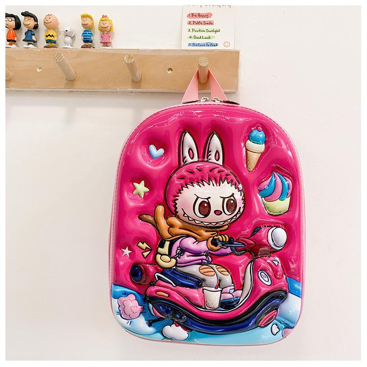 Neutral Gender Versatile Backpack For Kids With Fun Cartoon Characters School For