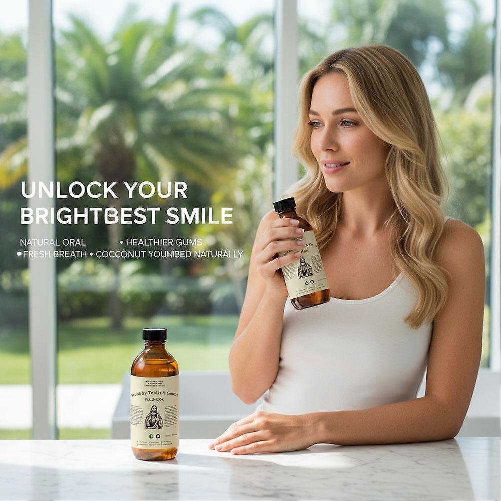 Coconut Mouthwash Oil 113ml - Natural Oral Care, Fresh Breath