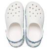 Crocs Breathable Round-toe Butterfly Platform Clogs Unisex White