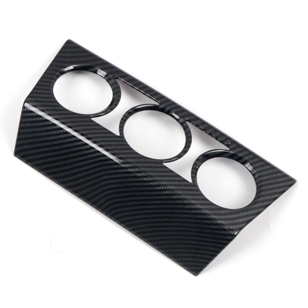 Car Accessories for Subaru WRX STi 2016 2017 2018   Carbon Fiber Printed Interior Air Condition Knob Cover Trim 1pcs