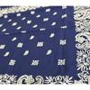 Used VINTAGE BANDANA USA CLOTH PAISLEY JAY ADAMS 80s NAVY
