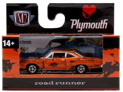 M2 MACHINES Release 94 1969 Plymouth Road Runner 1/64 Auto-Thentics