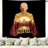 Onepunch Man Wall Tapestry Aesthetic Wall Hanging Printed Fabric Blanket Decorative Tapestries For Bedroom Living Room Home Decor